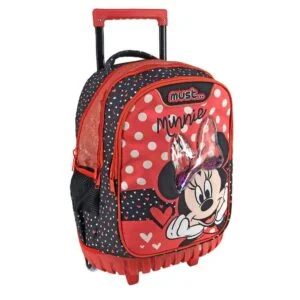 Cartable a roulettes MUST Minnie Glitter bow 45 cm