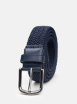Ceinture Tressée – Bleu Marine