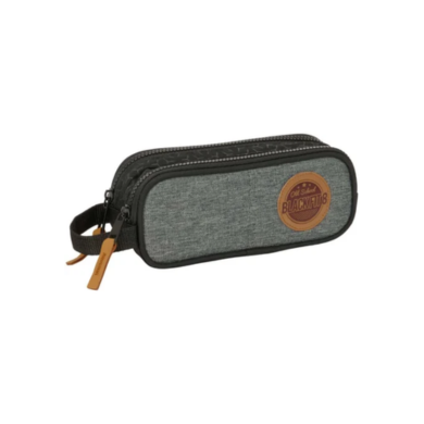 Trousse double compartiment textile recyclé BlackFit8 CMP - Gris Noir Blanc