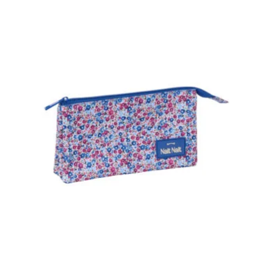 Porte-crayon "Blue Coimbra Flowers" 22 x 12 x 3 cm.