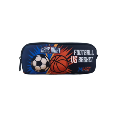 Trousse Must Team  Football Vs Basketball 21x6x9cm - 2 compartiments