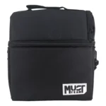 Sac à goûter isotherme Must Team Noir – 2 Compartiments 7 L – 22x16x28 cm