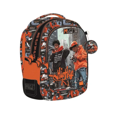 Sac à dos MUST TEAM HIP HOP 32x18x43 cm 25 L Primaire