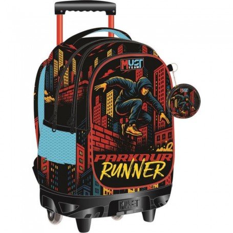 trolley-must-team-runner-34x20x44-cm-pour-garcon-3-compartiments-30-l