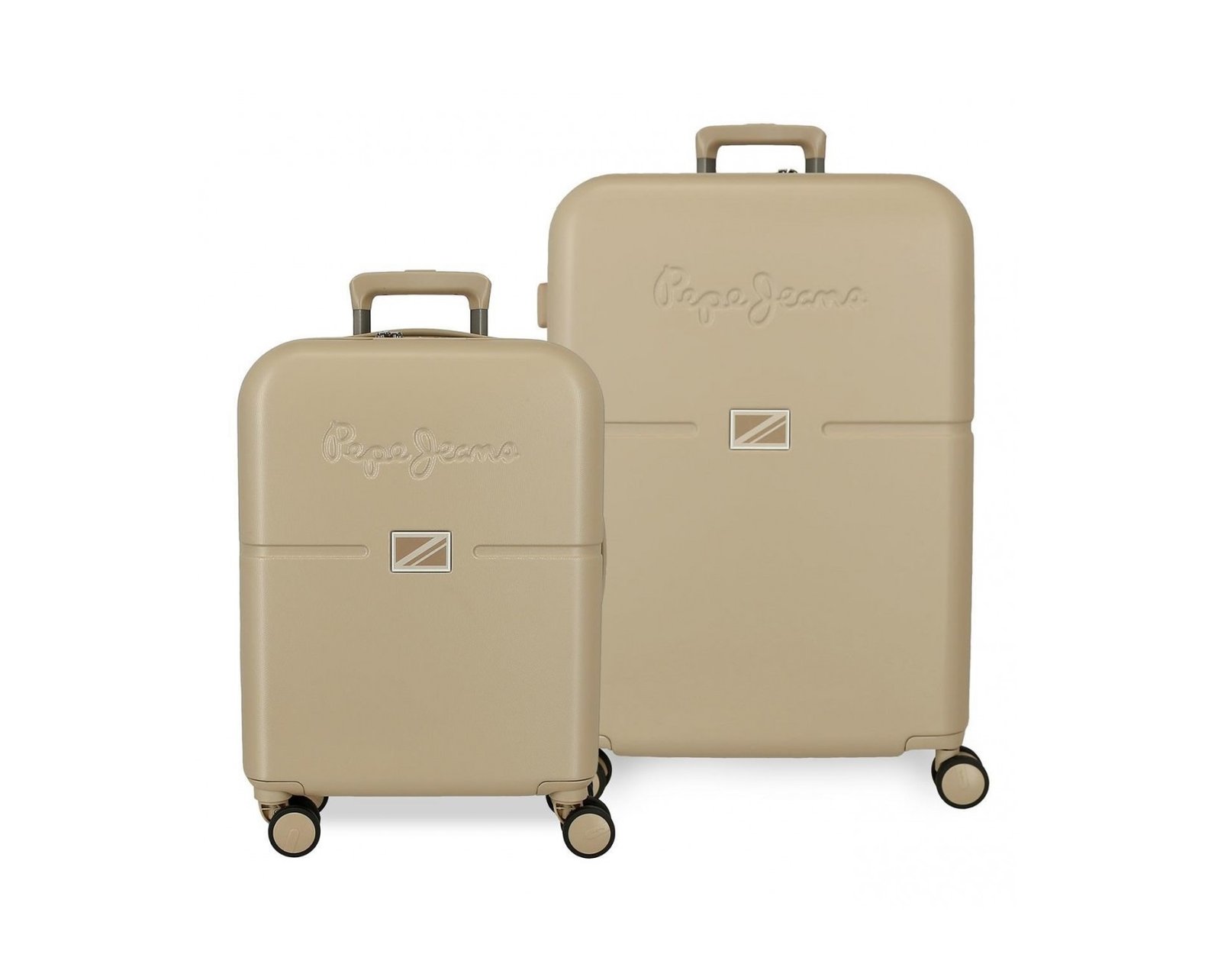 ensemble-de-valises-pepe-jeans-beiges-cabine-37l-grande-valise-79l-abs-resistant