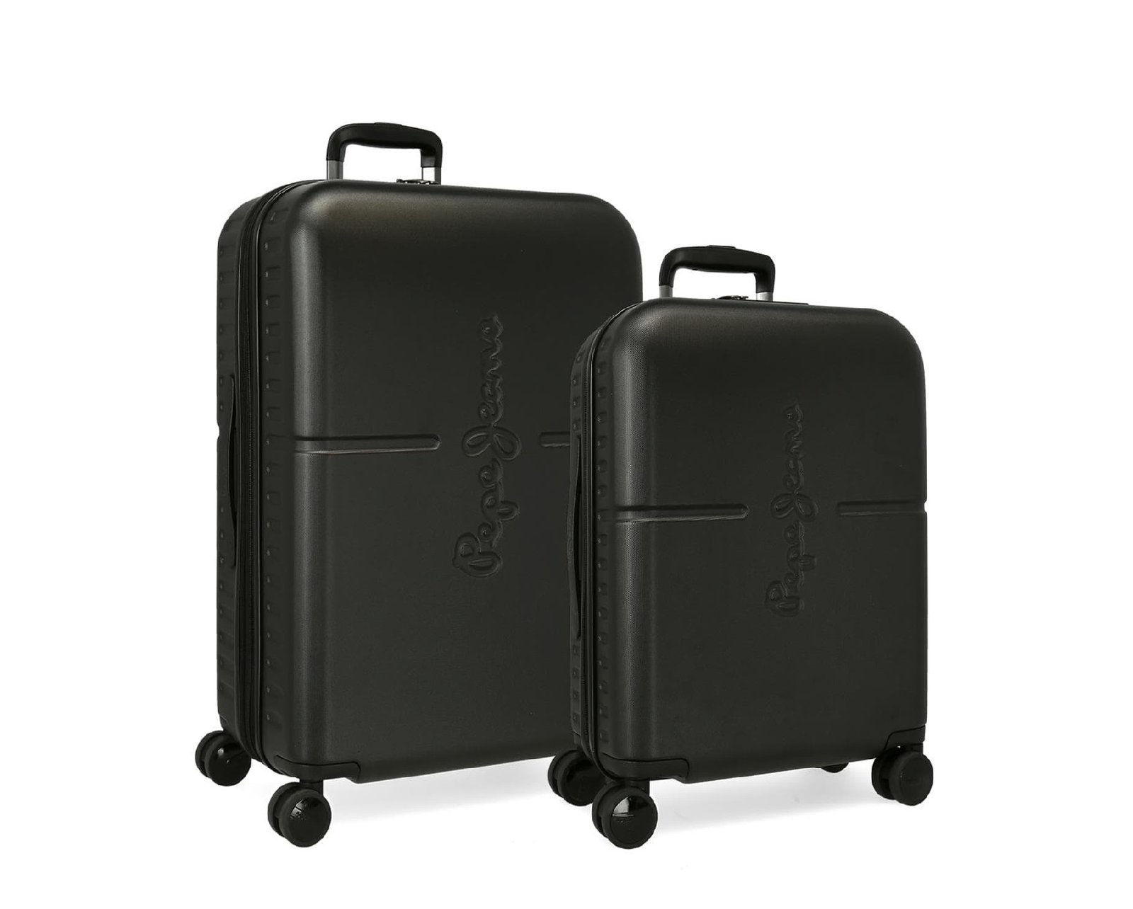 ensemble-de-valises-pepe-jeans-noires-cabine-37l-grande-valise-79l-abs-resistant