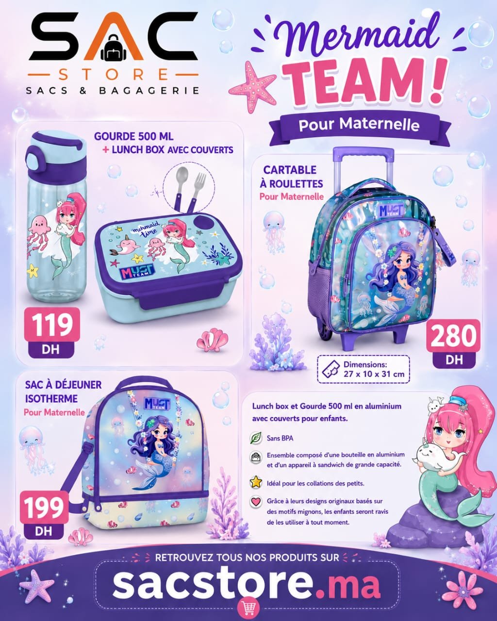 pack-maternelle-mermaid-team-must-cartable-sac-isotherme-gourde-lunch-box